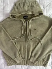 AJOBYAJO(アジョバイアジョ) フード付き ジップアップパーカー AJO AJOBYAJO】22FW☆ Oversized 19 Slogan Wo Kt Zip-Up Hood