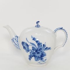 ロイヤルコペンハーゲン ポット■ブルーフラワーカーブ ティーポット Royal Copenhagen 洋食器 1級品