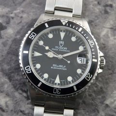 チューダー TUDOR サブマリーナー ボーイズ 75090 三連ブレス ギャラ付 チュードル 自動巻 ヴィンテージ アンティーク時計 SUBMARINER ミッドサブ 1995年