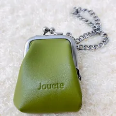 ♡アウトレット♡【ピスタチオJoueteジュエッテ クラスプポーチ がま口 緑色のサムネイル