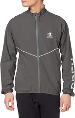 【新品】Champion(チャンピオン) メンズ スポーツ ジャケット CPFU ストレッチ 高通気快適 はっ水 長袖スポーツウェア　スレートグレイ C3RSC23-075