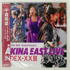 帯付き 国内盤 中森明菜/イーストライブ インデックス23/WARNER-PIONEER 75L68061 LD
