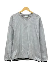 rajabrooke (ラジャブルック) BERGUNA L/S ロンT 長袖 Tシャツ ボーダー コットン 日本製 L ホワイト ブラック メンズ/036