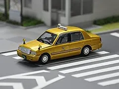 (未使用･未開封品)　ガリバー 1/64 金のフジタクシー クラウンセダン 完成品 7z28pnb 中古】ガリバー 1/64 金のフジタクシー クラウンセダン 完成品