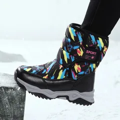 スノーブーツ 裏ボア キッズ 防寒 防水 防滑 ウインター 男の子 女の子 冬 子供 雪遊び 撥水 防寒 防寒靴靴 ブーツ 暖かい 裏起毛 子供用 スノーシューズ ジュニア 雪靴 滑り止め 履きやすい 雪遊び ウインターブーツ TLQe242