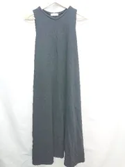 ◇ ⊂ BEAUTY & YOUTH UNITED ARROWS コットン100% ノースリーブ マキシ ワンピース サイズS ブラック レディース E  【1410290002285】