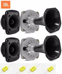 セットJBL ドライバー＆ホーン＆ツィーター＆コンデンサー 左右フル 外向き