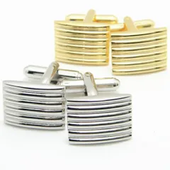カフスボタン Raieカーブストライプが輝くcuff カフス カフリンクス カフスボタン スーツアクセサリー専門店 誕生日 プレゼント プチギフト おしゃれ カフスマニア