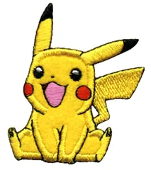 【在庫セール】シール・アイロン両用 ピカチュウ シールワッペン PXS001 ポケモン 稲垣服飾