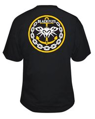 BLACKFLYS USAtee CAPTAIN FLY BLACK M