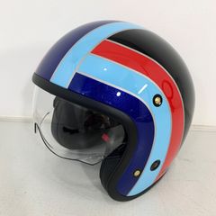 Kawasaki ヴィンテージ ヘルメット 青・黒・金 - メルカリ