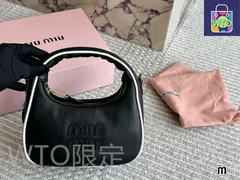 【今日特価】Miu Miu ミューミュー ホボシリーズ 可愛らしい三日月形状が特徴-WTO輸入2