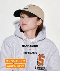 清野菜名 × Ray BEAMS / 別注 ワッペン パーカー試着で室内で1回着用しました