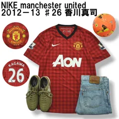 ナイキ NIKE マンチェスターユナイテッド manchester united 2012－13 HOME 1st ♯26 香川真司 ユニフォーム ゲームシャツ S レッド メンズ
