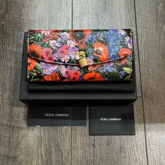 定価86900円 新品 国内正規 DOLCE&GABBANA 花柄 レザー ウォレット 長財布 BI0907AC6851   62117Aドルチェ＆ガッバーナのサムネイル