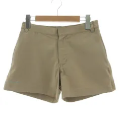 コロンビア Columbia ショートパンツ PL5224 ロゴ刺繍 タイタニウム TITANIUM OMNI-WICK ストレッチ ベージュ S