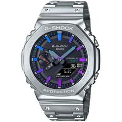 【新品・4営業日で発送】CASIO カシオ GMB2100PC1AJF 【Bluetooth搭載ソーラー時計】G-SHOCK(Gショック)フルメタルシリーズ レインボーカラーアクセント マ...