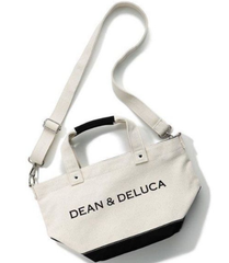 DEAN＆DELUCA ディーン＆デルーカ ショルダーバッグ　エコバッグ キャンバス トートバッグ Sサイズ