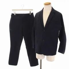 デサント DESCENTE セットアップ 上下 テーラードジャケット 2B パンツ スラックス S M 紺 ネイビー /YMのサムネイル