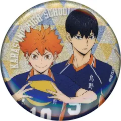 【中古】バッジ・ピンズ 日向翔陽＆影山飛雄 缶バッジ 「ハイキュー!! トレーディング缶バッジ パターンアート」 AnimeJapan 2025限定BOX購入特典