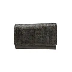 FENDI 【フェンディ】 6連 キーケース  ズッカ柄 レザー ユニセックス