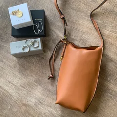 ［新品］本格 本革 ポケットショルダーバッグ  レディース 牛革 シンプル ポシェット プレゼント レザーバッグ