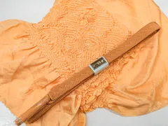 【一輝堂】【着物】和装小物　帯締め帯揚げセット　中抜き絞り　平組　25w01-882