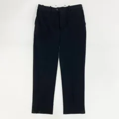 66g24《美品》　CIRCOLO1901 チルコロ イージーパンツ スラックス リラックス テーパードパンツ サイズ46 ブラック メンズ 紳士服_のサムネイル
