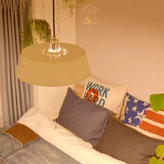 ペンダントライト 照明 カフェ リビング ダイニング "BELLME" ベルミー 3灯ペンダントライト LED電球付　新品