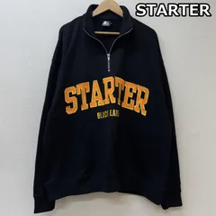 STARTER スターター トレーナー 長袖 ロゴ 刺繍 スタンドカラー ハーフジップ プルオーバー スウェット トレーナーのサムネイル