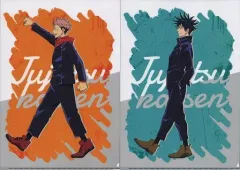 【中古】クリアファイル 虎杖悠仁＆伏黒恵 A4クリアファイル2枚セットA JF2022 Ver. 「呪術廻戦」