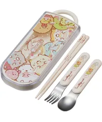 新品 スケーター (skater) 子供用 抗菌 トリオセット 箸 スプーン フォーク すみっコぐらし おかし屋さん 日本製 TACC2AG-A