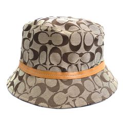 COACH コーチ バケットハット シグネチャー ハット ベージュ P/S レディース 中古