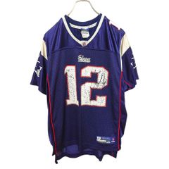 プレイヤーズ×NFL ペイトリオッツ 紺 XL トム・ブレイディ【4549