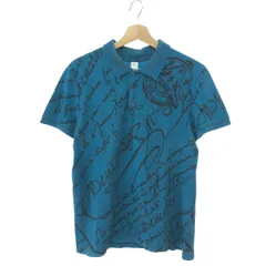 Berluti ベルルッティ カリグラフィ ポロシャツ ブルー Berluti ベルルッティ カリグラフィ ポロシャツ ブルー - メルカリ