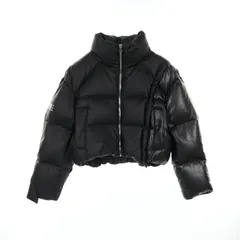 美品MM6黒 フード付きダウンジャケット MM6 Margiela ブラック フード付きダウンジャケット