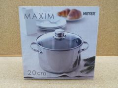 MEYER】 マキシムSS スチーマーセット 18cm 両手鍋 - メルカリ