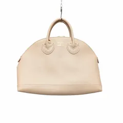 27 美品 YOUNG&OLSEN ヤングアンドオルセン EMBOSSED LEATHER ZIP BOAT BAG M SAHARA SAND YO2401-GD010 ボストンバッグ ハンドバッグ