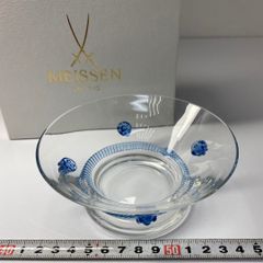 美品】テレジアンタール バッカス ロゼット ボウル 大 ライトグリーン