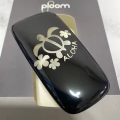 ホヌ ハワイアン 加工 プルームエックス アドバンスド フロントパネル ブラック 黒 亀 プルメリア アロハ ALOHA 幸運 新品 未使用 送料無料  オリジナル カスタム