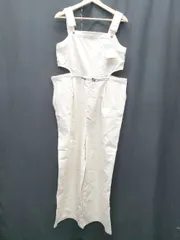 ◇ ◎　●未使用●　Θ classicalelf ウエストカット　コットン サロペット サイズM アイボリー レディース P  【1409090003080】