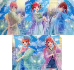 【中古】紙製品 全5種セット ブラインドコレクションシート 「きゃらっとくじ 映画 五等分の花嫁～after the rain～」 P賞
