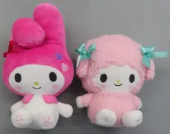 【中古】ぬいぐるみ マイメロディ＆マイスウィートピアノ ぬいぐるみセット 「サンリオ当りくじ マイメロディ マイスウィートピアノ 当りくじ」 ラストスペシャル賞