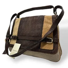 Via Repubbica パイソン 本革 ハンドバッグ 2way 2354