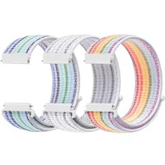 【在庫セール】[Bcuckood] 腕時計バンド 18mm 19mm 20mm 22mm 24mm時計ユニバーサルナイロン交換用リストバンド男性女性調節可能なクイックリリース時計ストラップ