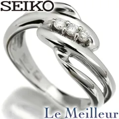 セイコー リング 指輪 ダイヤモンド Pt900 8号 SEIKO  中古 プレラブド 返品OKのサムネイル