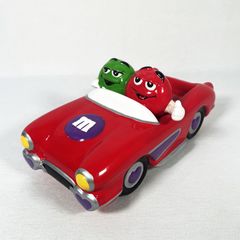 M&M Ceramic Candy Dish Car　エムアンドエムズ　オープンカー　置物　陶器　ヴィンテージ　アンティーク　アメトイ