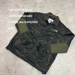 【美品】COMME des GARCONS　eye JUNYA WATANABE MAN × THE NORTH FACE ノースフェイス カモフラ 迷彩　コーチジャケット　コムデギャルソン　ジュンヤワタナベ