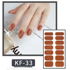 KF033 ネイルシール 貼るだけ ジェルネイル 3D時短簡単お手軽 セルフネイル マニキュア 張るだけ ウエディング 手用 夏デコシール 柄花フラワー蝶バラ星ボタニカル かわいい シンプル ブライダル シルバー ゴールド ホワイト グラデーション 単色★4