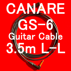 CANARE GS-6 Guitar Cable with Neutrik Gold Plated Plug LL 3.5m
